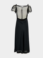 Rabanne Black Crepe Midi Dress
