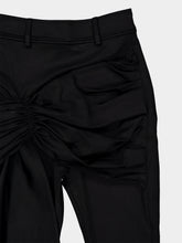 Rabanne Black Draped Capri Trousers