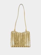 Rabanne 1969 Flip Gold and Silver Leather Bag
