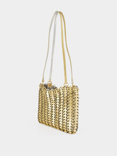 Rabanne 1969 Flip Gold and Silver Leather Bag