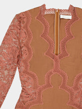 Rabanne Caramel Long Lace Maxi Dress