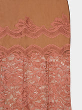 Rabanne Caramel Long Lace Maxi Dress