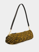 Rabanne Leopard Paco Baguette Pony Hair Shoulder Bag