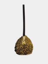 Rabanne Leopard Paco Baguette Pony Hair Shoulder Bag