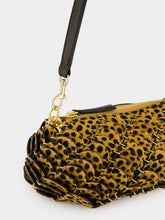 Rabanne Leopard Paco Baguette Pony Hair Shoulder Bag