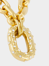 Rabanne Gold XL Link Necklace with Rhinestones