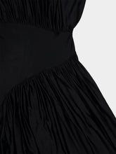 Rabanne Black Satin Jersey Maxi Dress