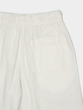 Frescobol Carioca White Luan Cotton-Linen Trousers