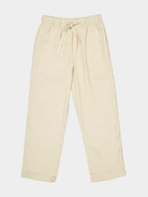 Frescobol Carioca Sand Luan Cotton-Linen Trousers