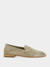 Frescobol Carioca Palm Green Leme Suede Loafers