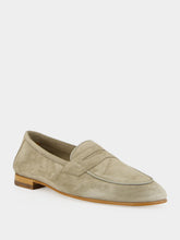 Frescobol Carioca Palm Green Leme Suede Loafers