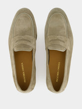 Frescobol Carioca Palm Green Leme Suede Loafers