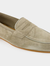 Frescobol Carioca Palm Green Leme Suede Loafers