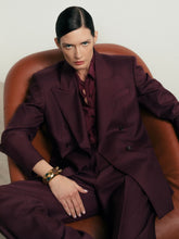 Paula Betania Purple Oversized Boxy Blazer