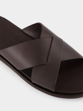 Orlebar Brown Brown Muro Leather Sandals