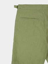 Orlebar Brown Herbal Green Norwich Italian Linen Shorts