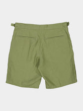 Orlebar Brown Herbal Green Norwich Italian Linen Shorts