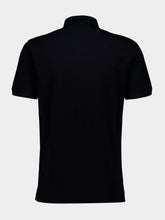 Orlebar Brown Black Bruno Pique Stitch Polo