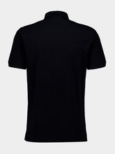 Orlebar Brown Black Bruno Pique Stitch Polo