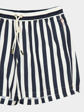 Orlebar Brown Night Iris Stripe Boxer Swim Shorts