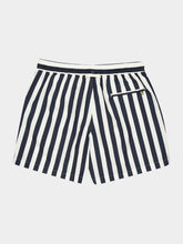 Orlebar Brown Night Iris Stripe Boxer Swim Shorts
