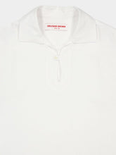 Orlebar Brown White Vincent Linen Overhead Shirt