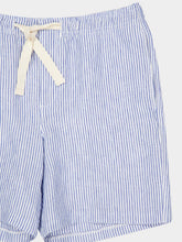 Orlebar Brown Bergamo Blue Stripe Alex Hemp Shorts