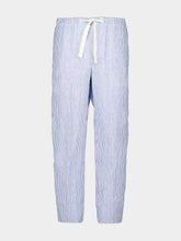 Orlebar Brown Bergamo Blue Stripe Alex Hemp Trousers