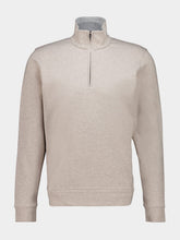 Orlebar Brown Biscuit Melange Isar Cashmere Half Zip