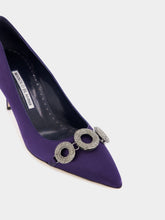 Manolo Blahnik Blue Satin Isteralo 70mm Heels