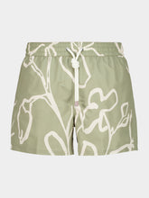 Frescobol Carioca Palm Green Rio Sport Flor Swim Shorts