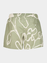 Frescobol Carioca Palm Green Rio Sport Flor Swim Shorts