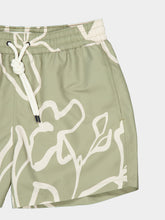 Frescobol Carioca Palm Green Rio Sport Flor Swim Shorts