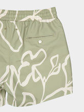 Frescobol Carioca Palm Green Rio Sport Flor Swim Shorts
