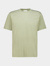 Frescobol Carioca Palm Green Embroidered Cotton T-Shirt