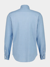 Frescobol Carioca Light Denim Blue Emilio Cotton Shirt