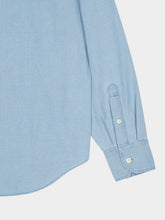 Frescobol Carioca Light Denim Blue Emilio Cotton Shirt