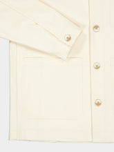 Frescobol Carioca Ecru Fontes Cotton Denim Jacket