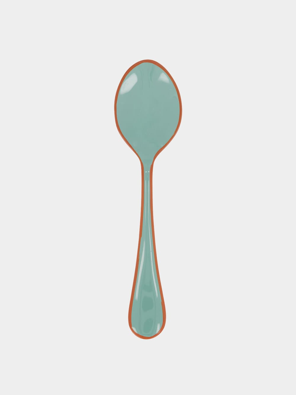 Enamel Light Green Cutlery Set of 4 Pieces