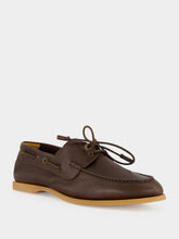 Frescobol Carioca Brown Marina Leather Deck Shoes