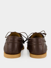 Frescobol Carioca Brown Marina Leather Deck Shoes