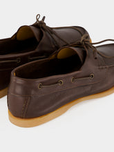 Frescobol Carioca Brown Marina Leather Deck Shoes
