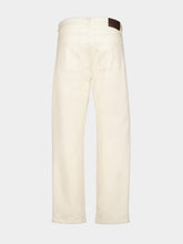 Frescobol Carioca Ecru Mendes Straight-Leg Denim Jeans