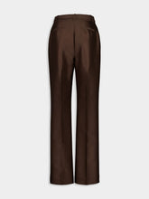 Zimmermann Espresso Straight-Fit Illuminate Wool Trousers