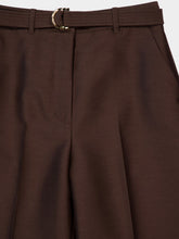 Zimmermann Espresso Straight-Fit Illuminate Wool Trousers