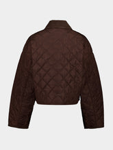 Prada Cocoa Brown Re-Nylon Cropped Jacket