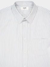 Celine SHIRT LOOSE FIT L/S BUTTON UP STRIPED COTTON POPL