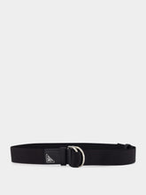 Prada Black Woven Re-Nylon Belt