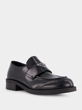 Prada Leather Loafers with Rubber Sole