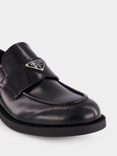 Prada Leather Loafers with Rubber Sole